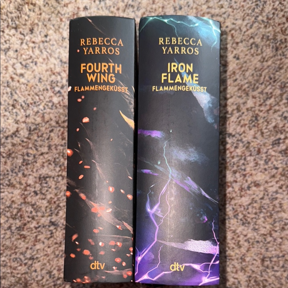 Rebecca Yarros Book Set - Fourth Wing & Iron Flame German Edition